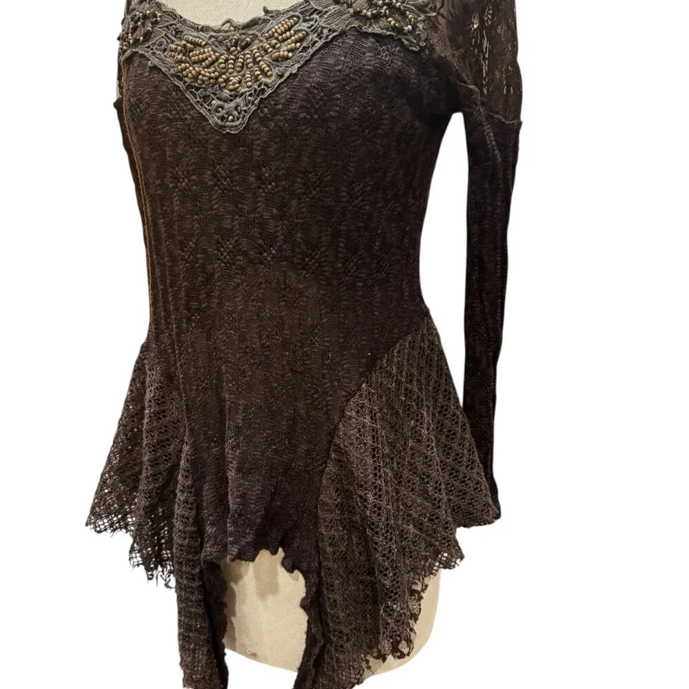 Pretty Angel Black Lace Midi Dress - Picture 3 of 4